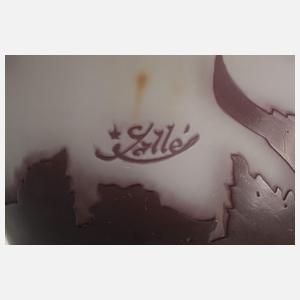 Émile Gallé Ätzglasvase