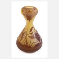 Émile Gallé kleine Ätzglasvase111