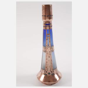 Vasenpaar mit Kupfermontierungen