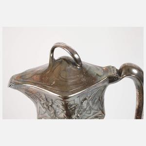 Karaffe mit Montierung Jugendstil