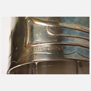 Karaffe mit Silbermontierung