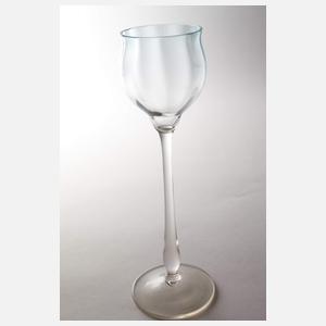 Zwei Stängelgläser Jugendstil