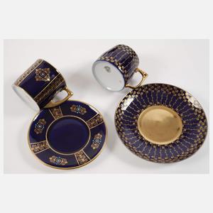 Konvolut Mokkatassen Jugendstil