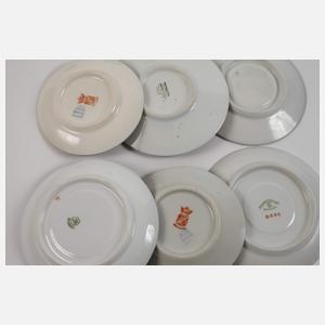 Konvolut Mokkatassen Jugendstil