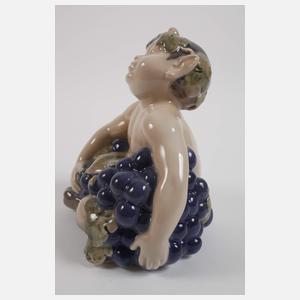 Kopenhagen Faun mit Trauben