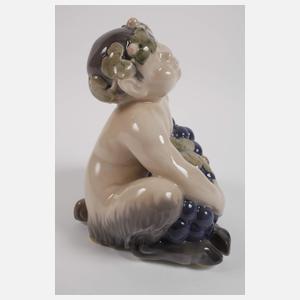 Kopenhagen Faun mit Trauben