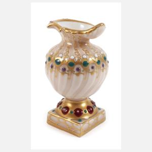 KPM Berlin Miniaturvase "Juwelendekor"