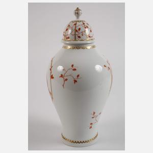 KPM Berlin Deckelvase Landschaftsmalerei