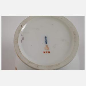 KPM Berlin Deckelvase Landschaftsmalerei