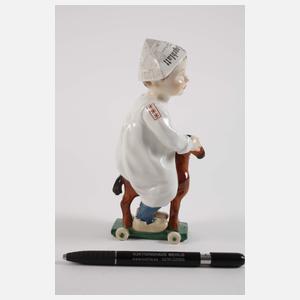 Meissen ”Kind, auf einem Holzpferd reitend”