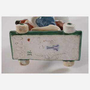 Meissen ”Kind, auf einem Holzpferd reitend”