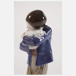 Meissen "Knabe mit Katze im Arm"