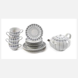 Selle Burgau Teeservice "Rädchendekor"