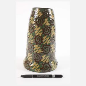 Vase Schlickermalerei