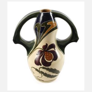 J. von Schwarz Henkelvase