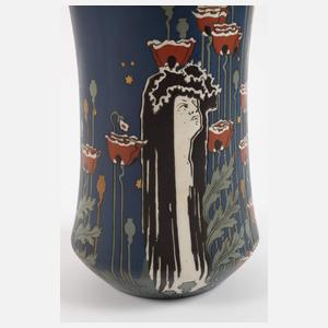 Vase "Die Nacht" Hans Christiansen