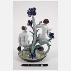 Wiener Werkstätte Keramikgruppe Adam & Eva