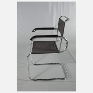 Marcel Breuer Paar Freischwingersessel D 40