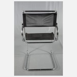 Marcel Breuer Paar Freischwingersessel D 40