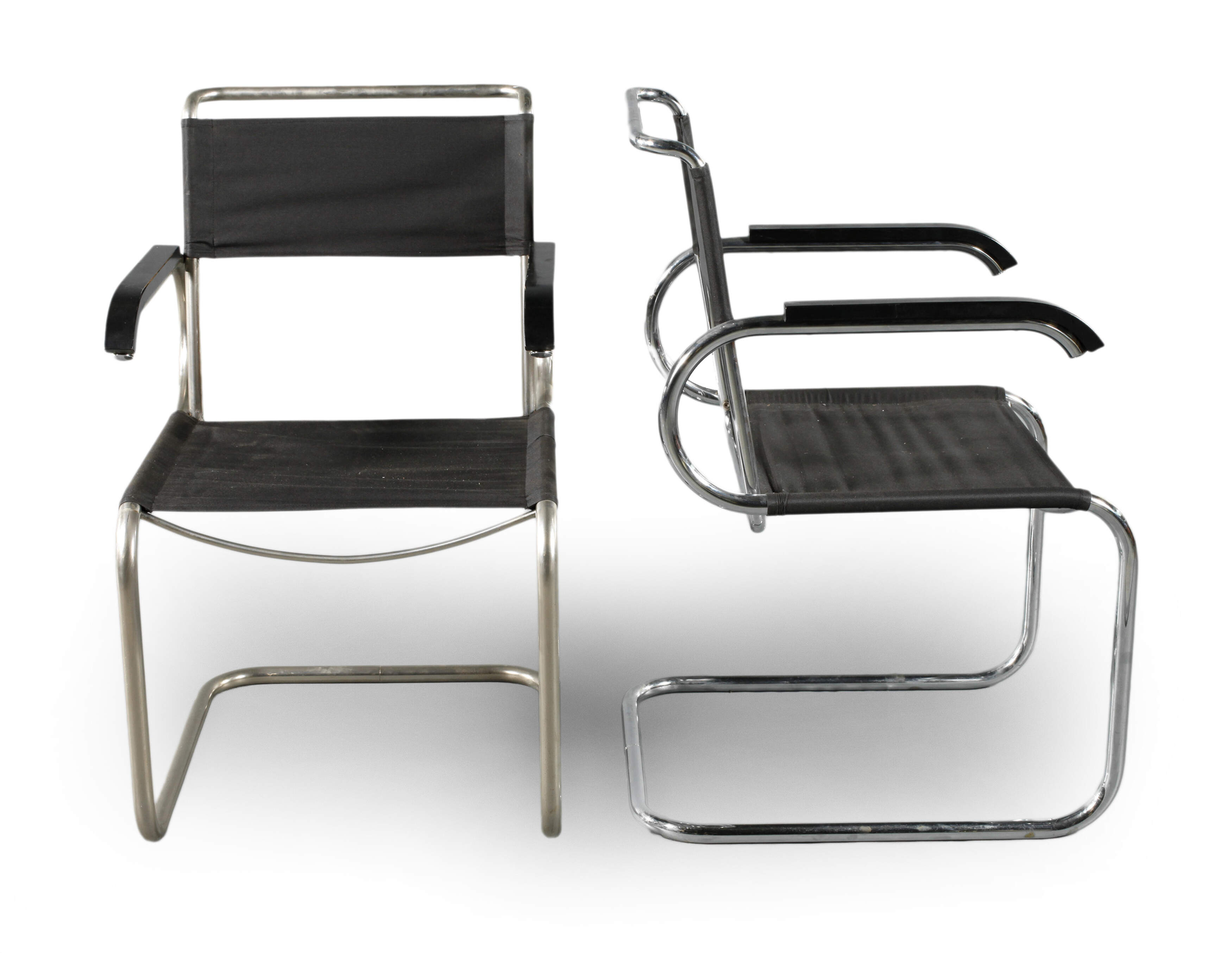 Marcel Breuer Paar Freischwingersessel D 40