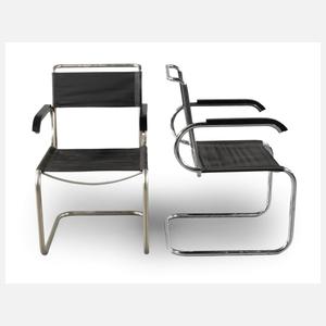 Marcel Breuer Paar Freischwingersessel D 40