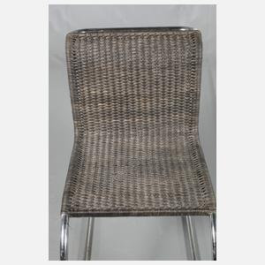 Zwei Stahlrohrsessel