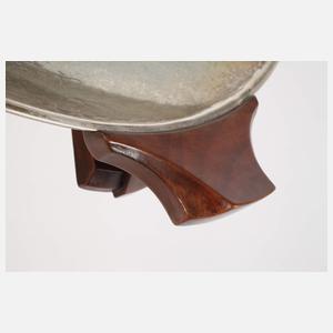 Große Silberschale Art déco