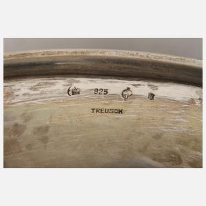 Große Silberschale Art déco