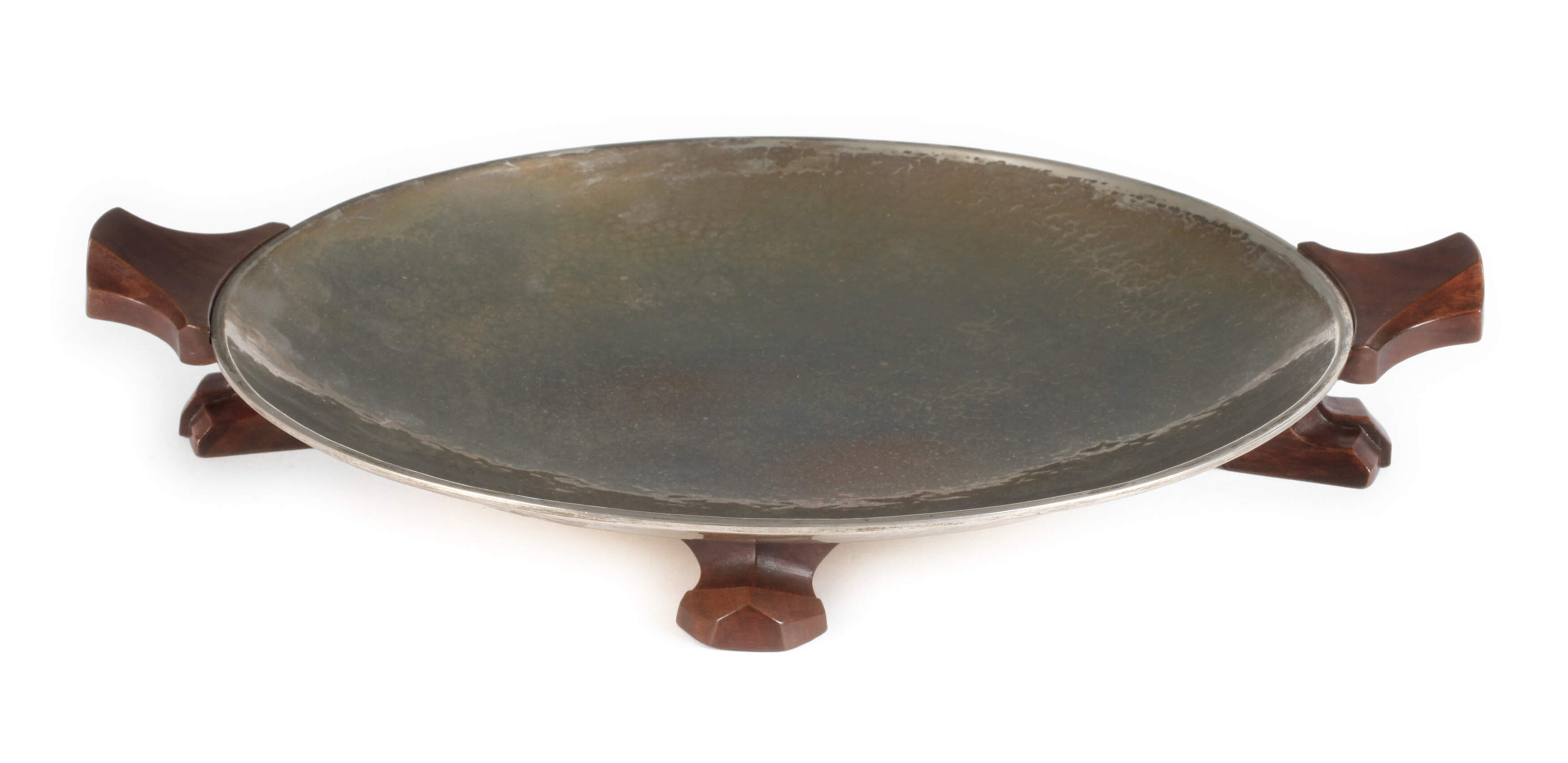 Große Silberschale Art déco