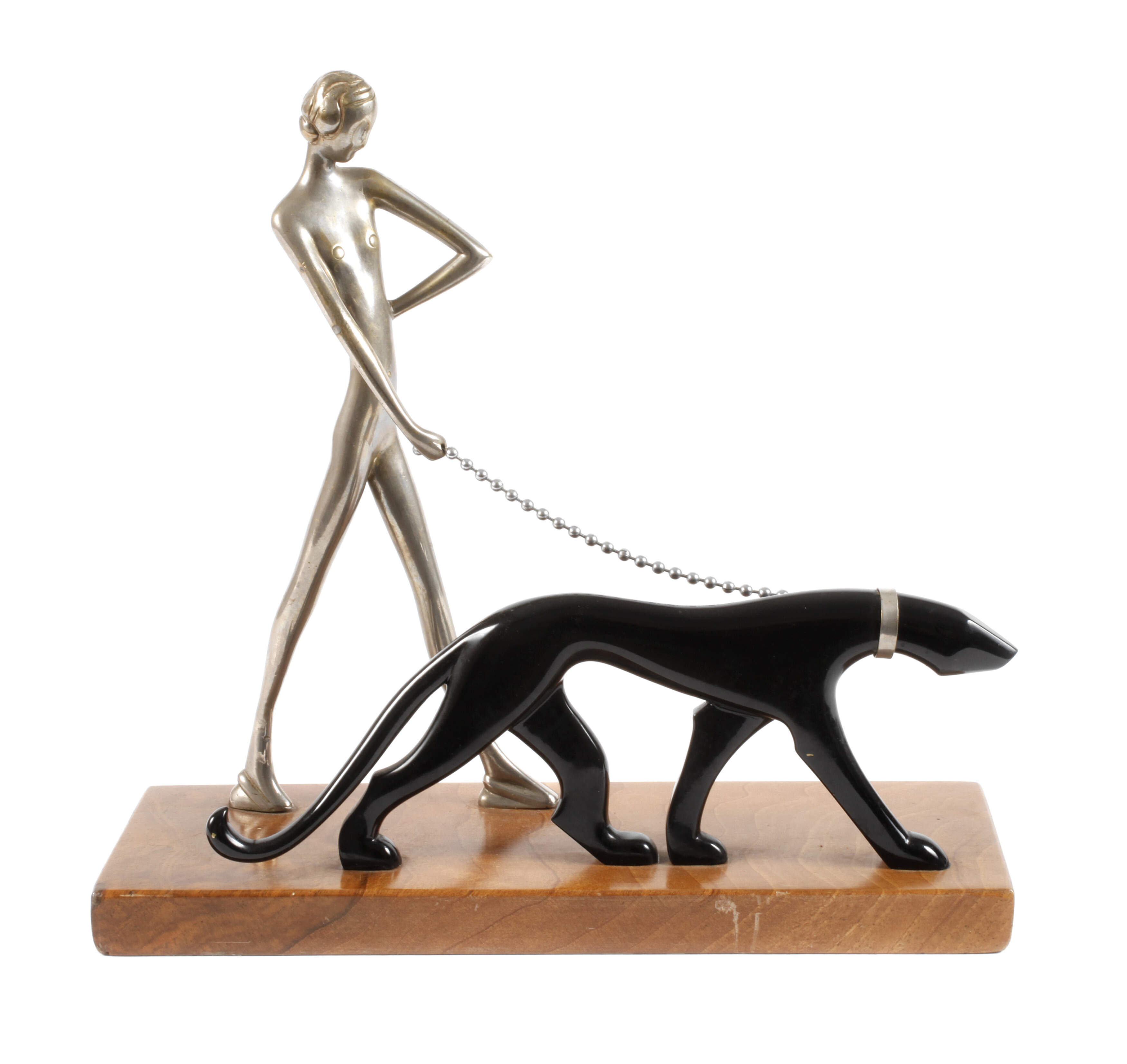 Hagenauer Wien, weiblicher Akt mit Panther