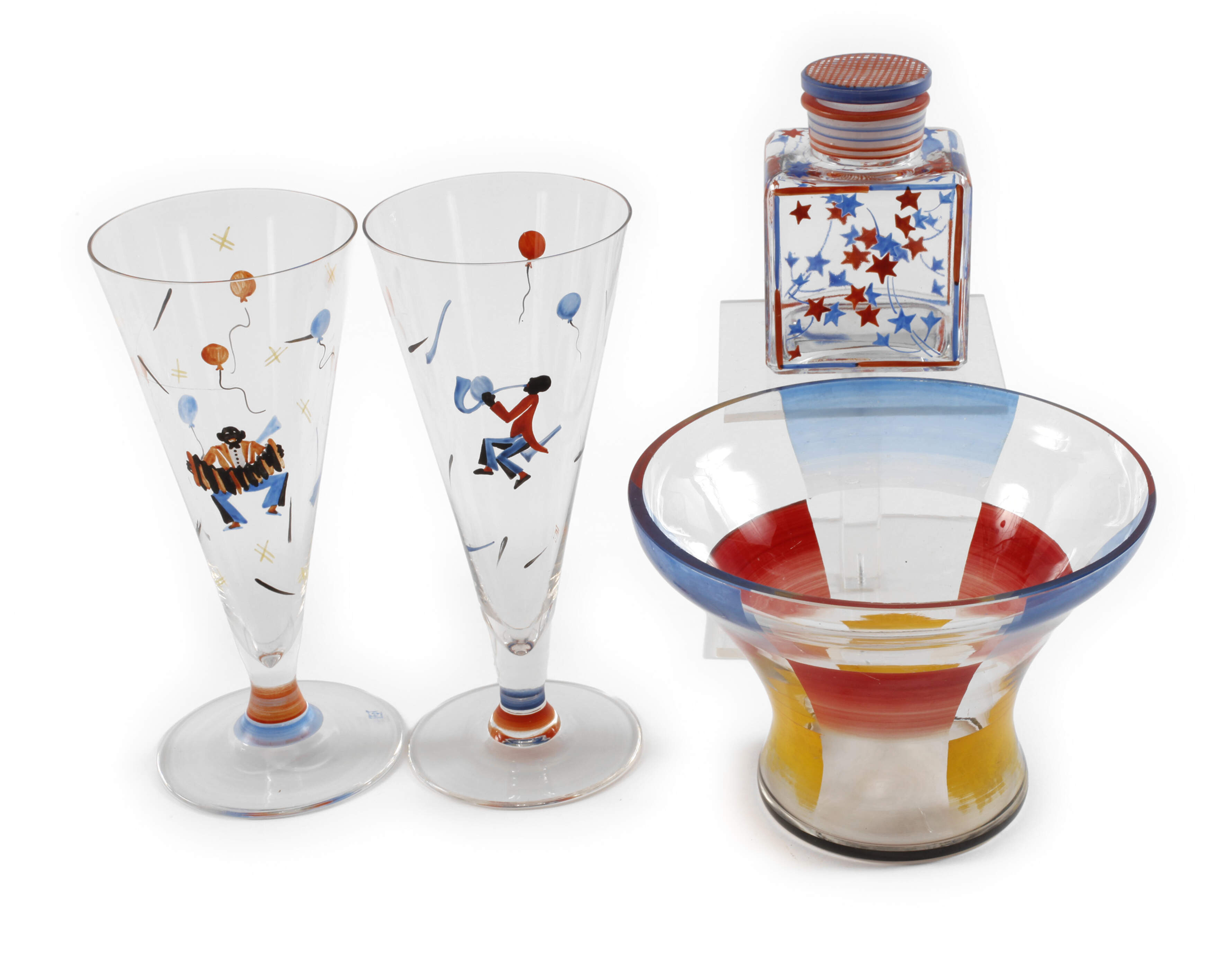 Ida Paulin vier Gläser