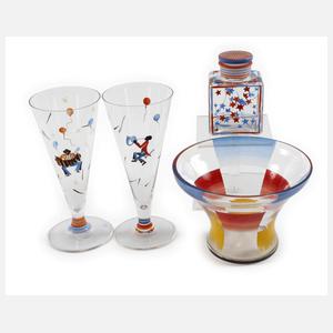 Ida Paulin vier Gläser