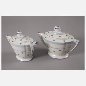 Limoges Teeservice Art déco