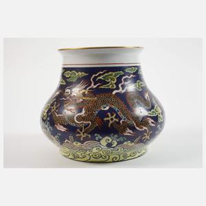 Fraureuth Vase im chinesischen Stil
