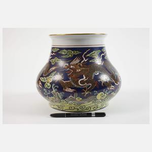 Fraureuth Vase im chinesischen Stil