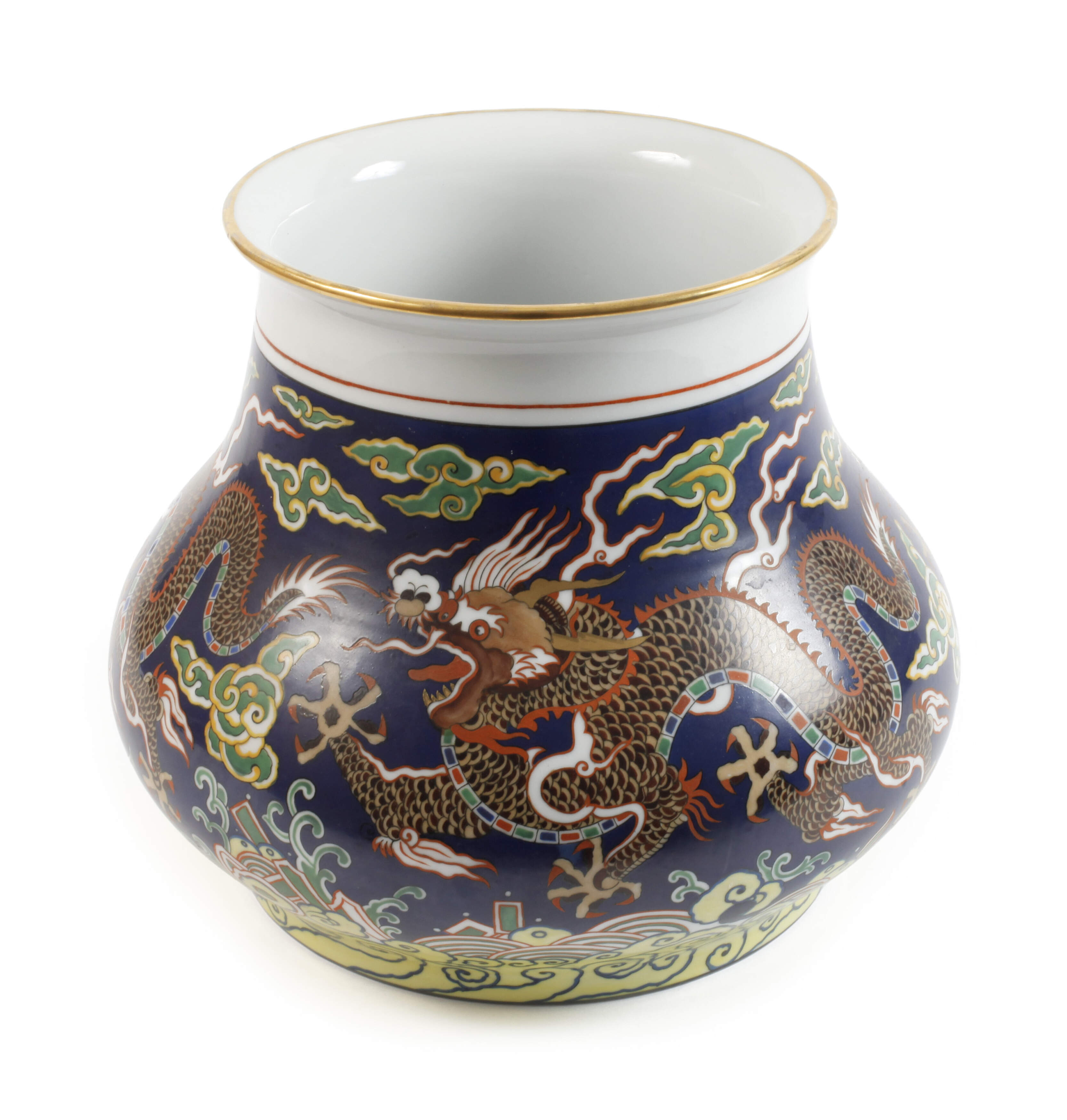 Fraureuth Vase im chinesischen Stil