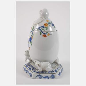 Fraureuth "Osterei stehend" als Dose mit Mäusen