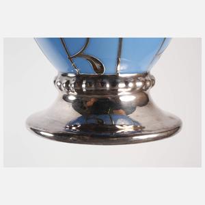 Hutschenreuther Hohenberg Vase Silberoverlay