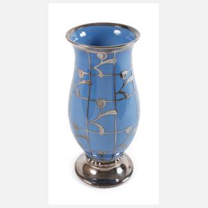 Hutschenreuther Hohenberg Vase Silberoverlay