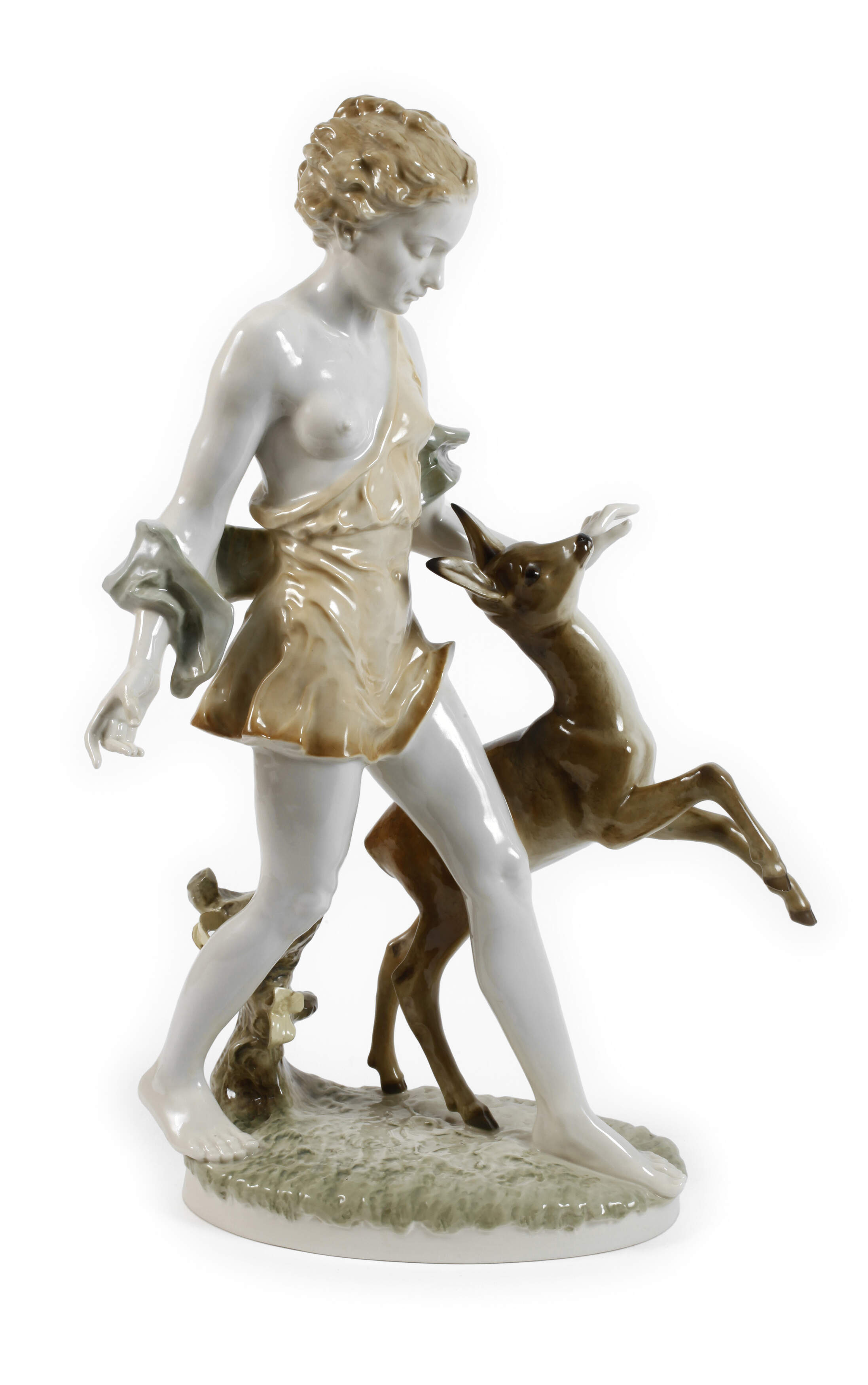 Hutschenreuther "Diana mit Reh"