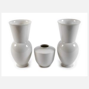 KPM Berlin drei Vasen