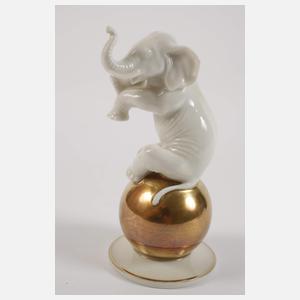 Rosenthal "Elefant auf Kugel"