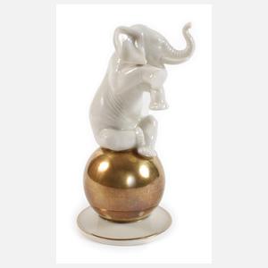 Rosenthal "Elefant auf Kugel"
