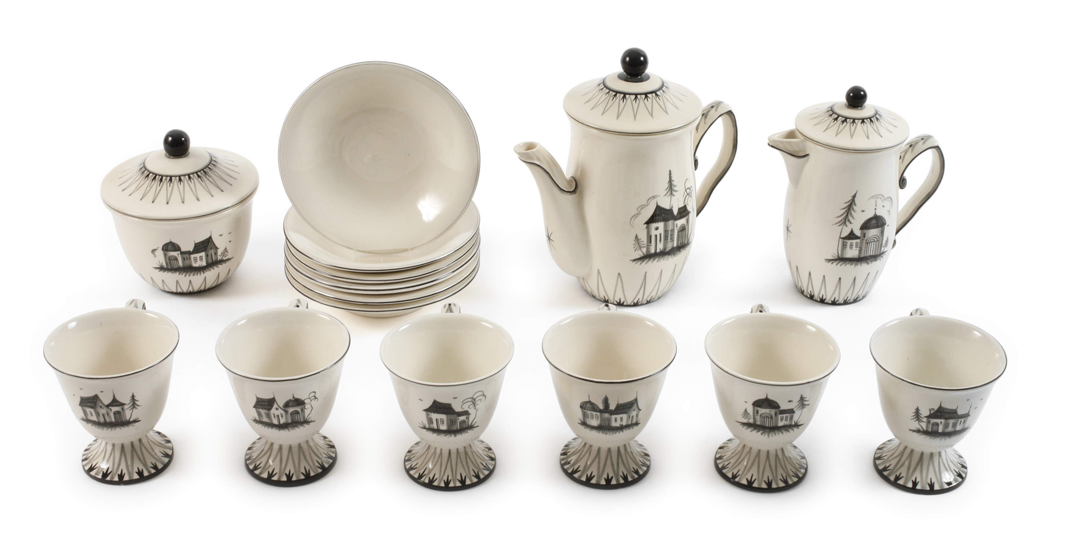 Vereinigte Wiener und Gmundener Keramik Service