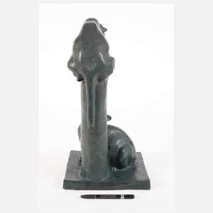 Katzenpaar Art Déco