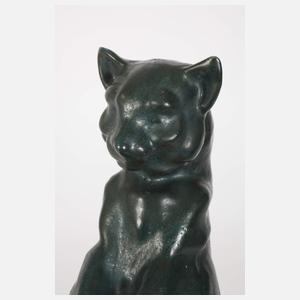 Katzenpaar Art Déco