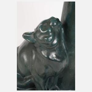 Katzenpaar Art Déco