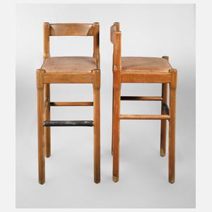 Vico Magistretti, Paar Barhocker