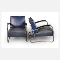 Paar Stahlrohrsessel111