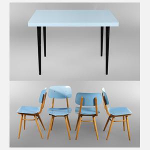 Küchentisch und vier Stühle